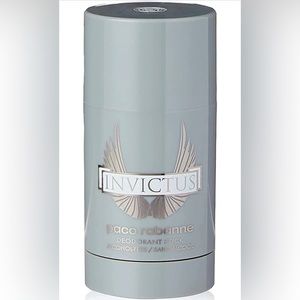 TWO Paco Rabanne Invictus Deodorant Stick for Men 2.6 oz NEW